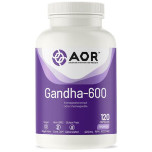 AOR Gandha-600 Ashwagandha Extract 240 Capsules
