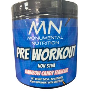 Monumental Nutrition Zero Stim PUMP Preworkout 300g 30 Servings - Image 3