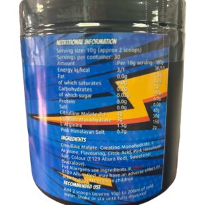 Monumental Nutrition Zero Stim PUMP Preworkout 300g 30 Servings - Image 4