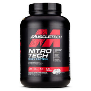 PENDING MuscleTech Nitro Tech Whey Protein Powder 1.8kg