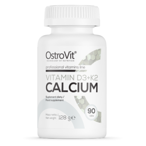 OstroVit Vitamin D3 + K2 + Calcium 90 Tablets