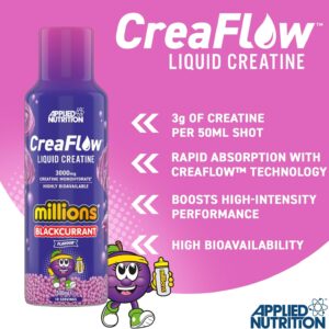 TO SORT Applied Nutrition CreaFlow™ Liquid 3000mg Creatine per Serving Pre-Mixed for High Absorption & Performance Creatine Monohydrate Powder Alternative Enhanced Strength & Muscle Growth 500ml - Image 1